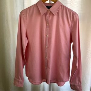 Lauren Ralph Lauren Pink Button Up